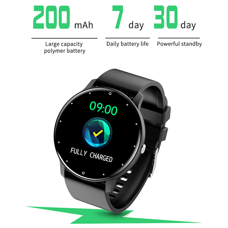 Premium 2024 Neue Smartwatch für Männer: Touchscreen, Sport Fitness, IP67 Wasserdicht, Bluetooth, Android, Apple iOS