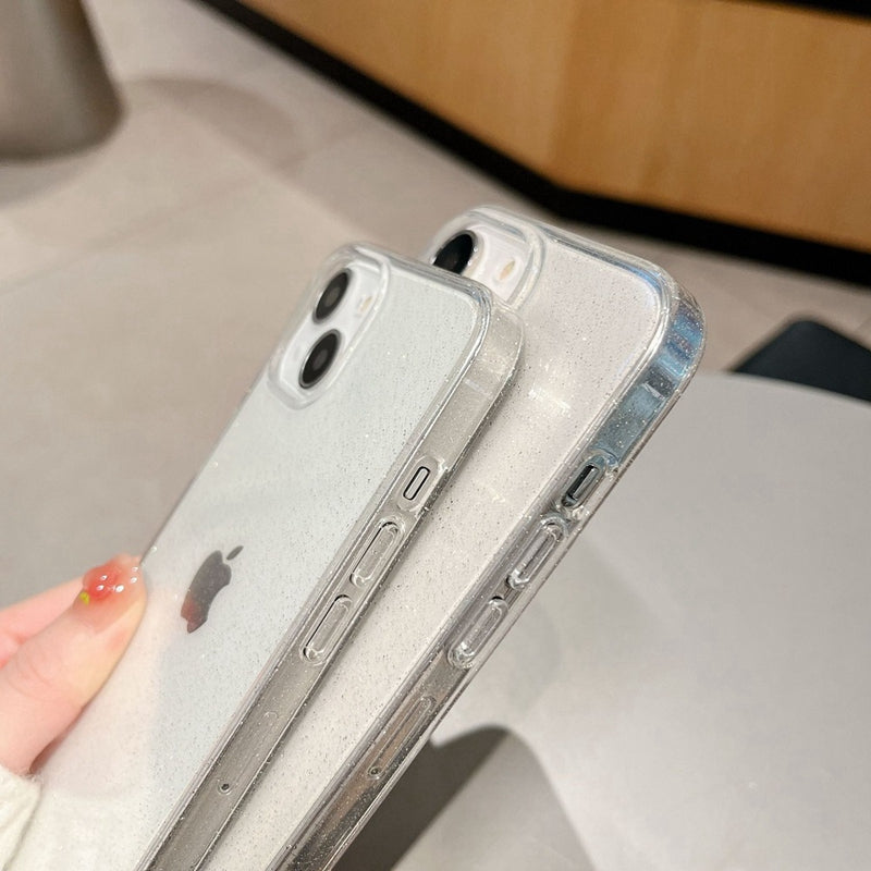 Luxus Bling Glitzer Transparente Stoßfeste Hülle für Apple iPhone | Stilvoll & Schützend
