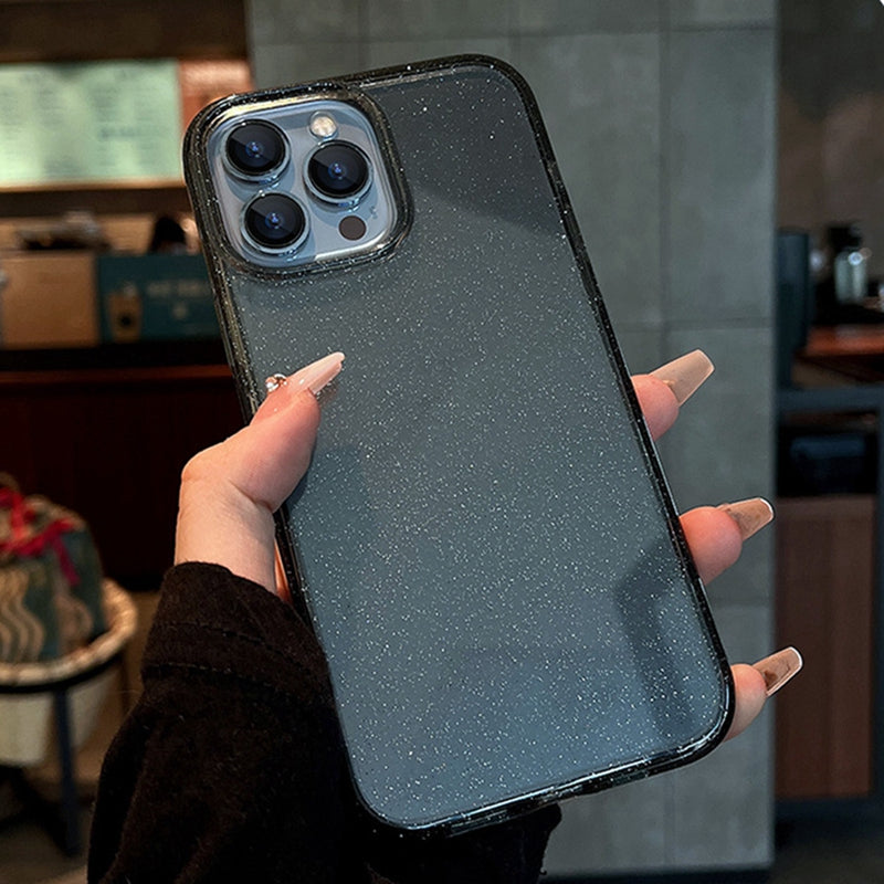 Luxus Bling Glitzer Transparente Stoßfeste Hülle für Apple iPhone | Stilvoll & Schützend
