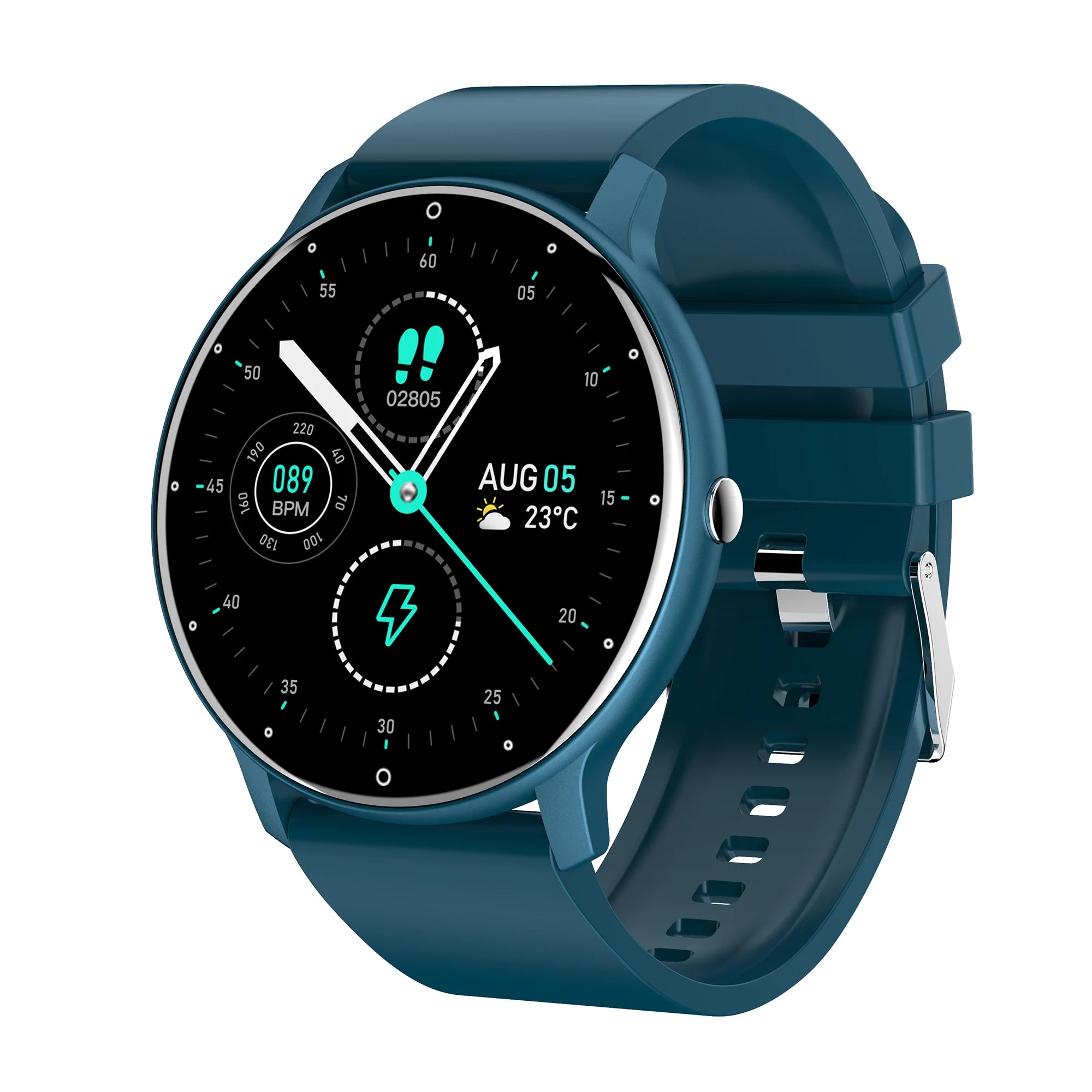 Premium 2024 Neue Smartwatch für Männer: Touchscreen, Sport Fitness, IP67 Wasserdicht, Bluetooth, Android, Apple iOS