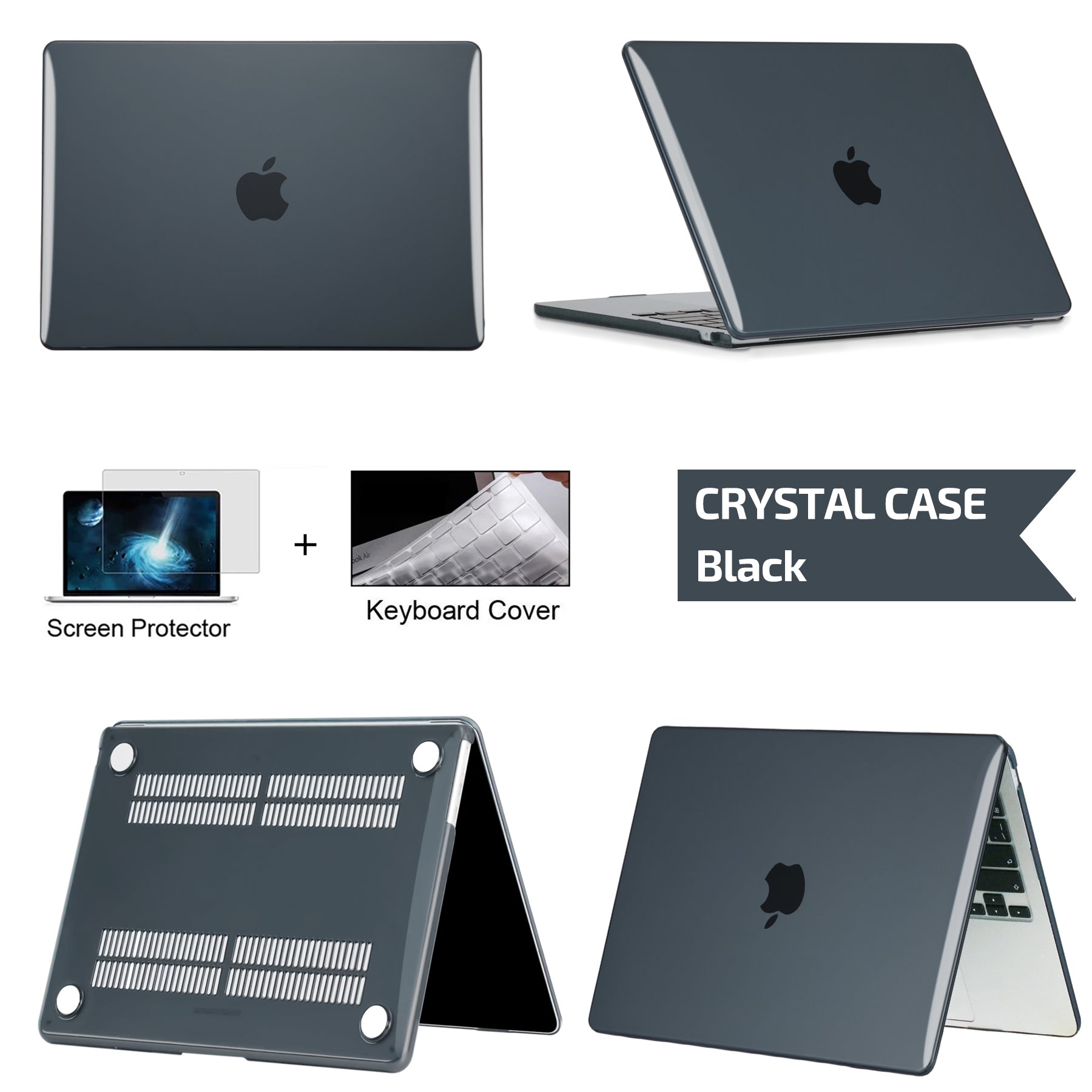 High-Quality Ultra-Thin Hardshell Case - Laptop Sleeve for MacBook Air/Pro/M3/M2/M1: 16,14,13-inch | 2024/2023/2022/2020 Series - Premium Cover