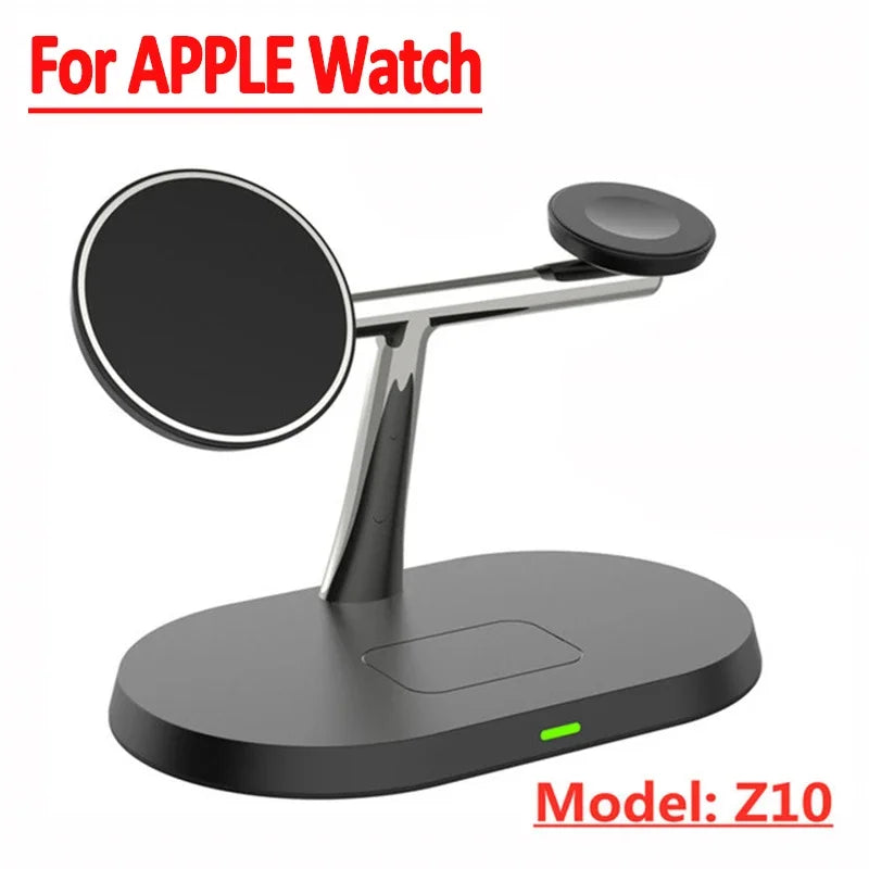 Hacrin 3 in 1 Wireless Charging station for  Apple Watch Series 7 Charger Dock Fast Charging Station for Smartphones, Apple iPhone, Samsung, iOS & Android