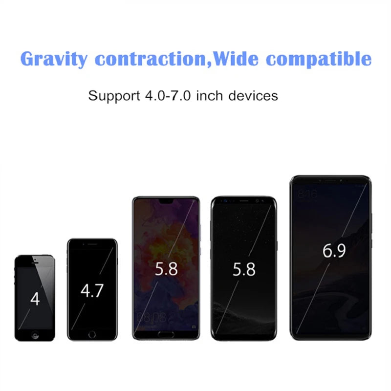 Premium Schwerkraft Autohalterung für Telefon, Mobiltelefonständer für iPhone, Xiaomi, Samsung - GPS Unterstützung