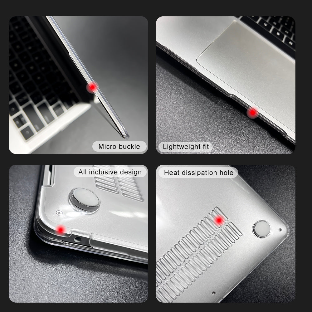 High-Quality Ultra-Thin Hardshell Case - Laptop Sleeve for MacBook Air/Pro/M3/M2/M1: 16,14,13-inch | 2024/2023/2022/2020 Series - Premium Cover