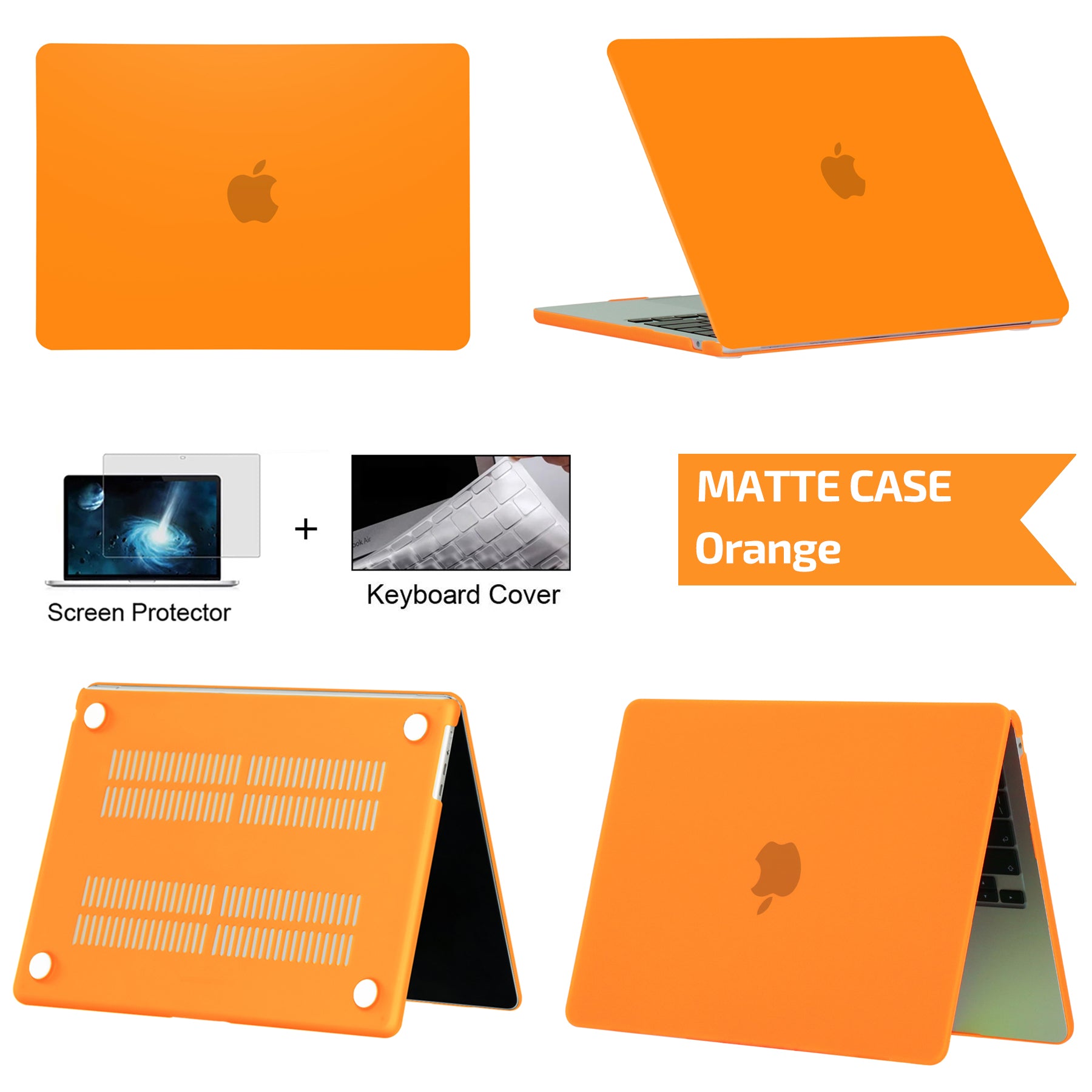 High-Quality Ultra-Thin Hardshell Case - Laptop Sleeve for MacBook Air/Pro/M3/M2/M1: 16,14,13-inch | 2024/2023/2022/2020 Series - Premium Cover