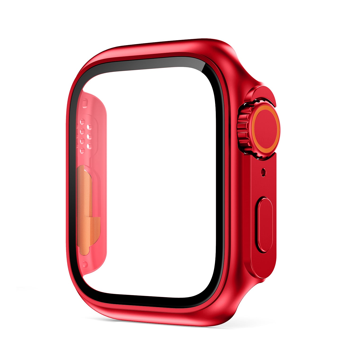 Premium Displayschutzfolie für Apple Watch 44mm 45mm 40mm 41mm - Hartes PC-Front | und Rückseitenstoßstangengehäuse für i