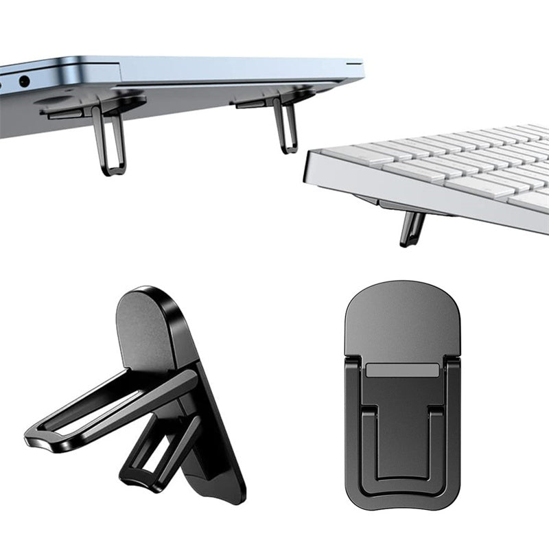 Baseus Prämie Laptop Ständer für Computer, Tastaturhalter, Mini tragbarer Laptopständer für MacBook, Aluminium Unterstützung
