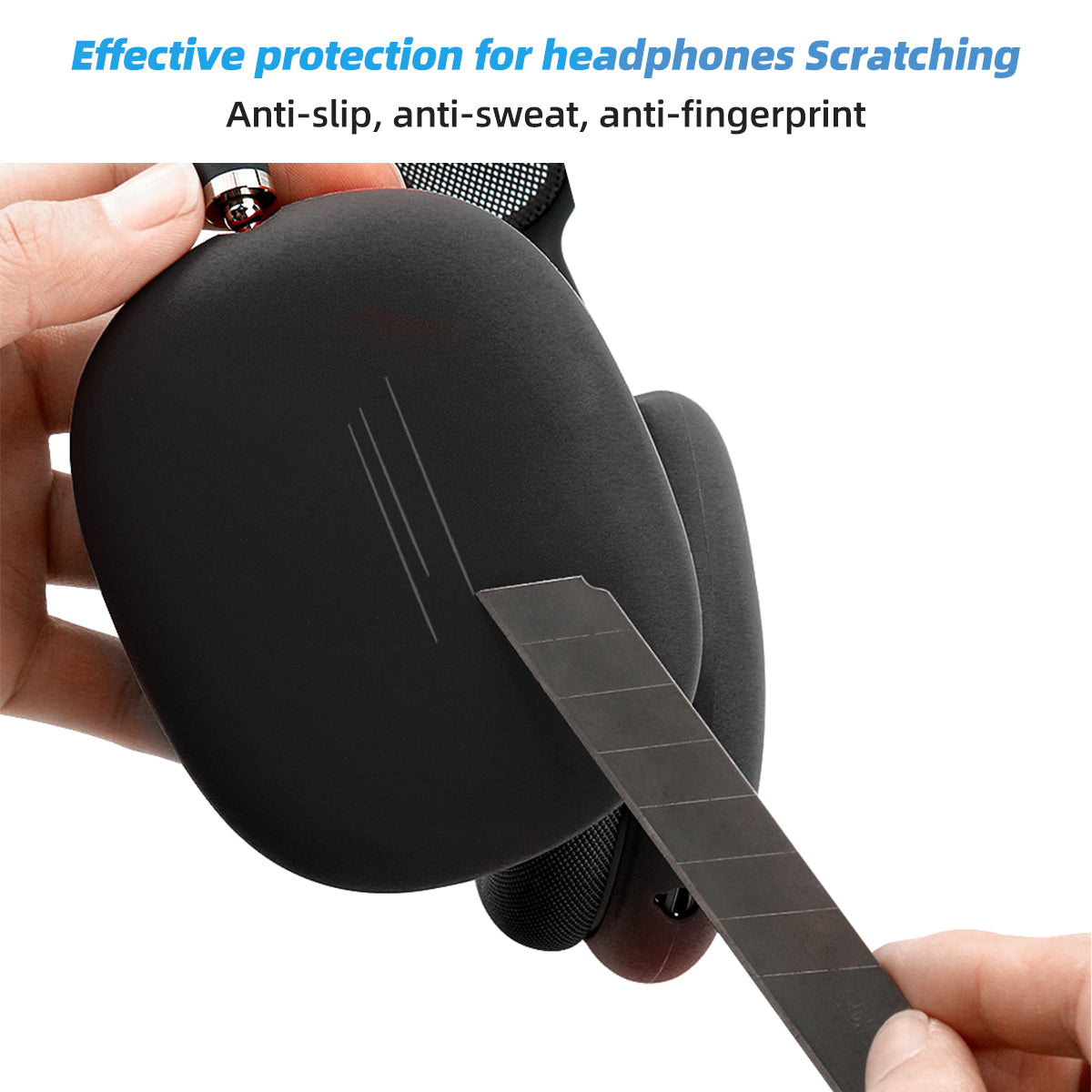 Premium TPU Protective Case for Apple AirPods Max Shockproof & Scratch-Resistant Transparent Headphone Case | Soft, Transparent Cover - Premium Protection for Wireless Headphones