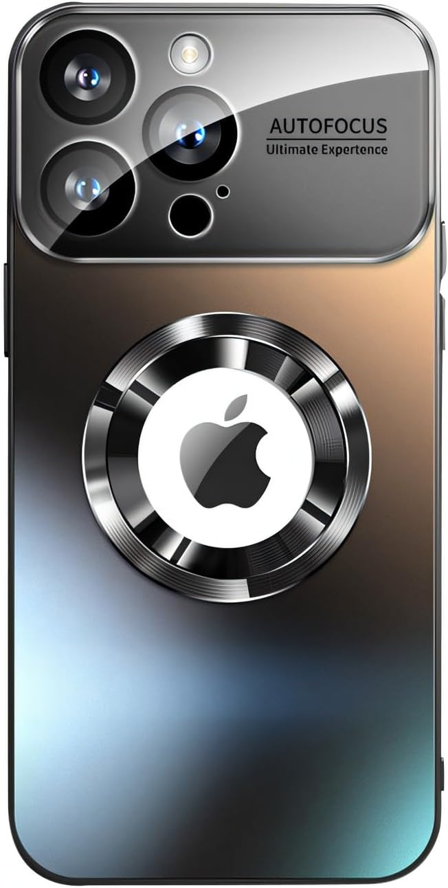 Luxury Matte Magnetic iPhone Case with Glass Lens Camera Protection | Shockproof & MagSafe Compatible | Armor Protective Cover for Apple iPhone 16/15/14/13/12 Pro Max Plus Mini | Limited Edition