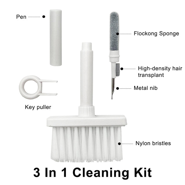 Earphone Cleaning Set Brushes for Apple iPhone, Camera, Laptop, and TV Screen | Premium Cleaning Tools for Headsets & AirPods