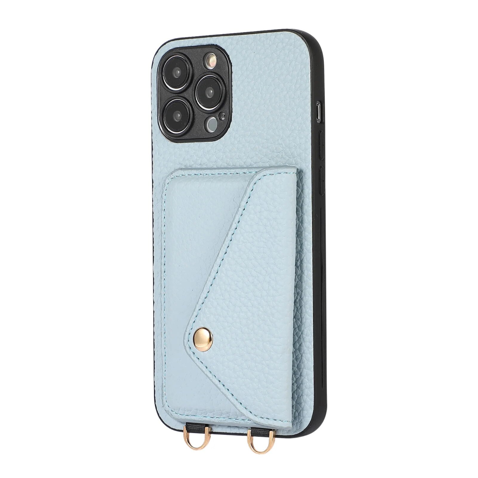 Hochwertige Crossbody-Brieftaschen-Ledertasche mit Kartenhalter und Portemonnaie-Funktion | Apple iPhone-Hülle mit Umhängeband und Geldbörsenfunktion - Phone Heaven Zone