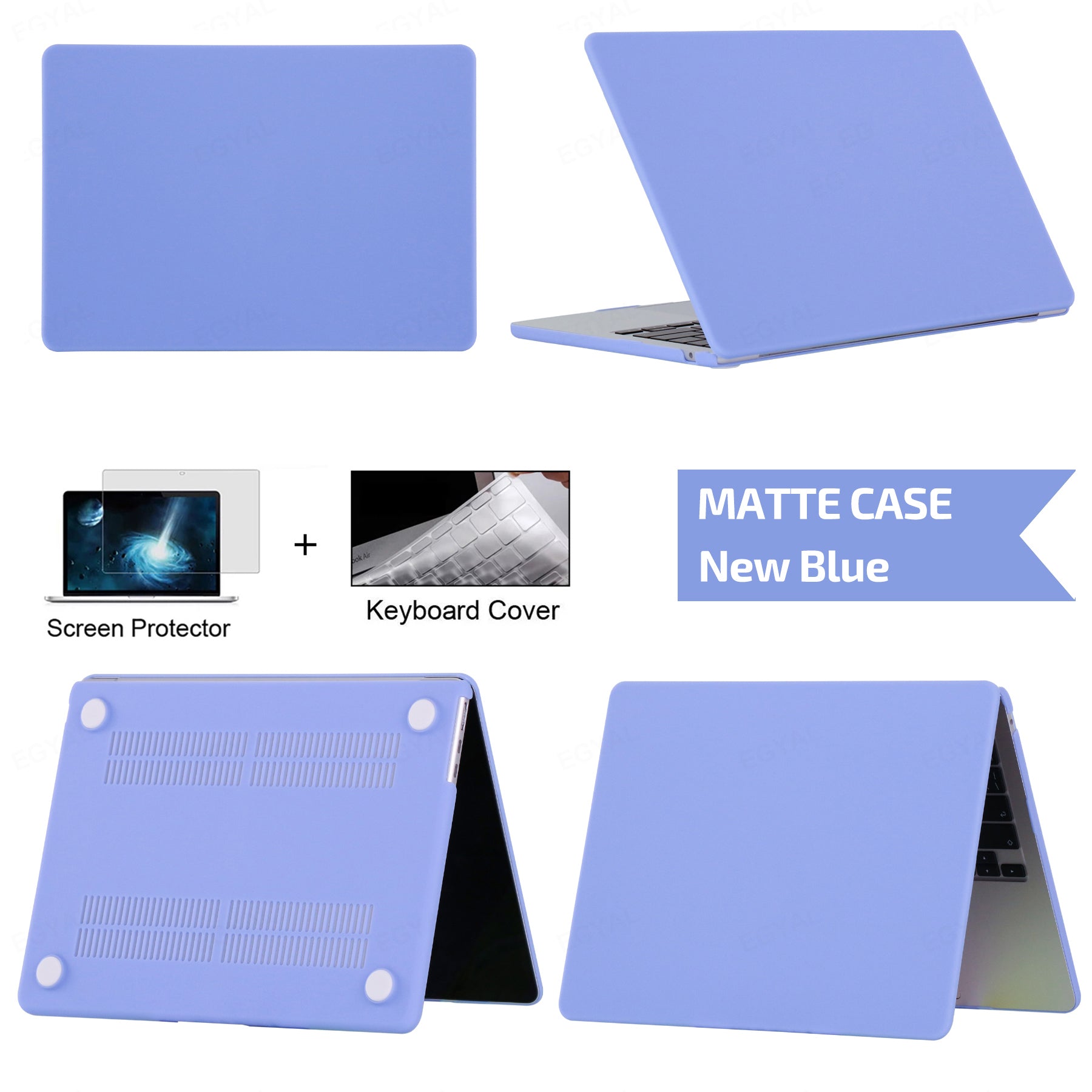 High-Quality Ultra-Thin Hardshell Case - Laptop Sleeve for MacBook Air/Pro/M3/M2/M1: 16,14,13-inch | 2024/2023/2022/2020 Series - Premium Cover