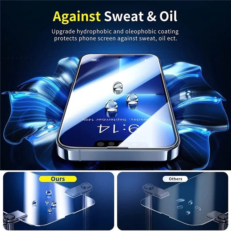 Premium Ultra-Klare Panzerglas Displayschutzfolie & Kamera Schutz für Apple iPhone – 9H Gehärtetes Glas, Blasenfrei,