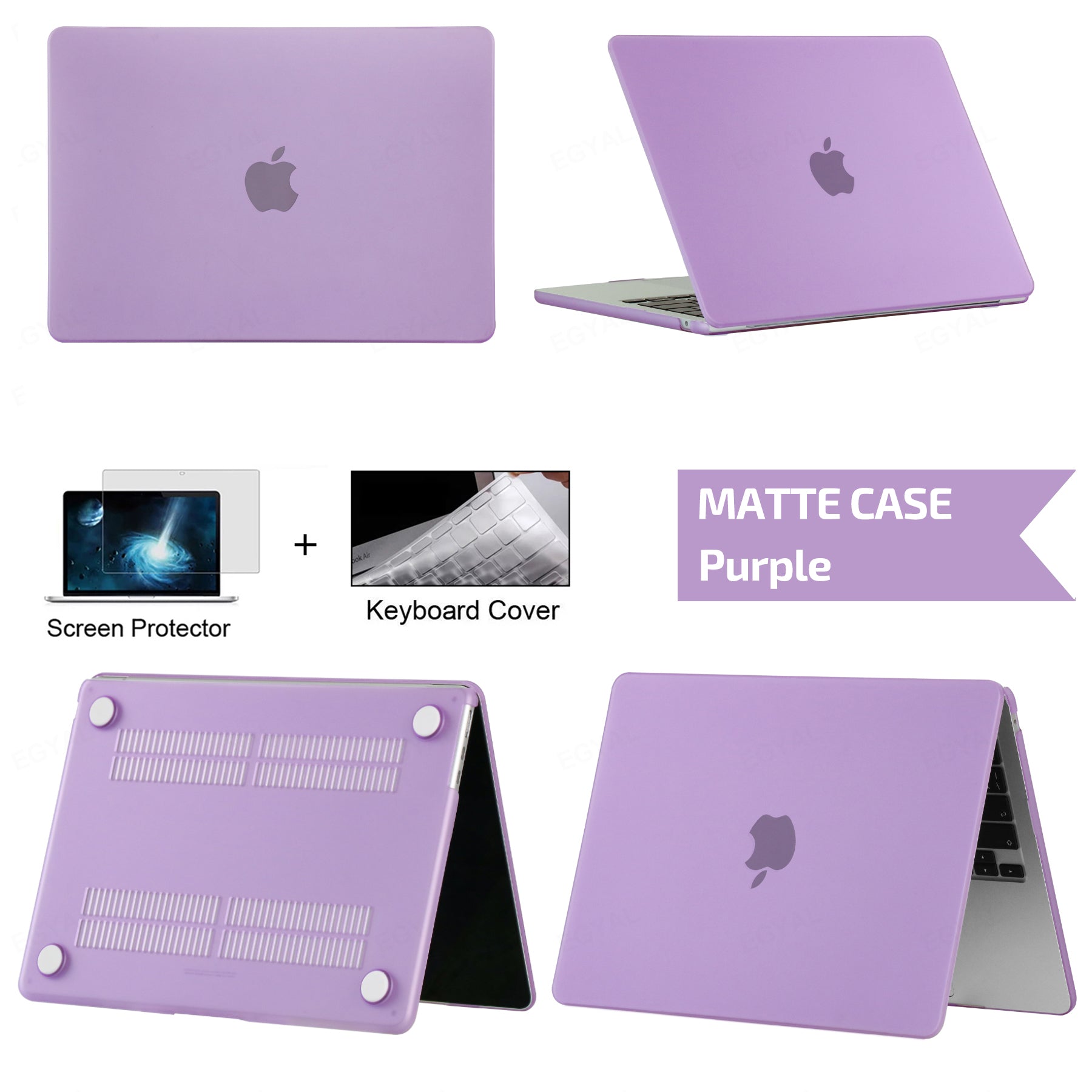 High-Quality Ultra-Thin Hardshell Case - Laptop Sleeve for MacBook Air/Pro/M3/M2/M1: 16,14,13-inch | 2024/2023/2022/2020 Series - Premium Cover