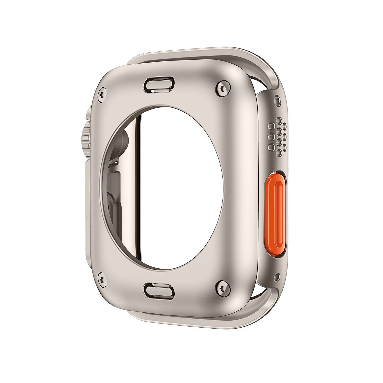 Premium Displayschutzfolie für Apple Watch 44mm 45mm 40mm 41mm - Hartes PC-Front | und Rückseitenstoßstangengehäuse für i