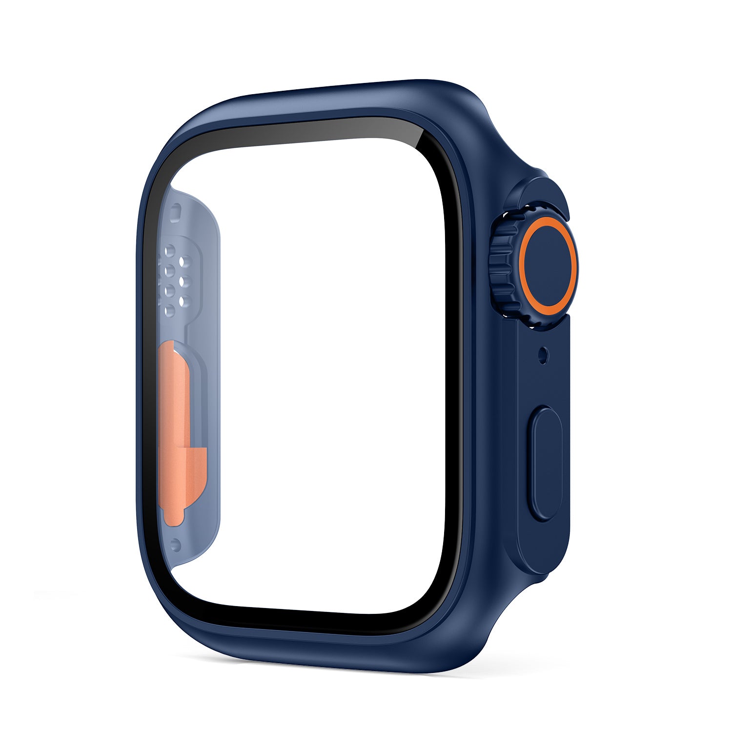 Premium Displayschutzfolie für Apple Watch 44mm 45mm 40mm 41mm - Hartes PC-Front | und Rückseitenstoßstangengehäuse für i