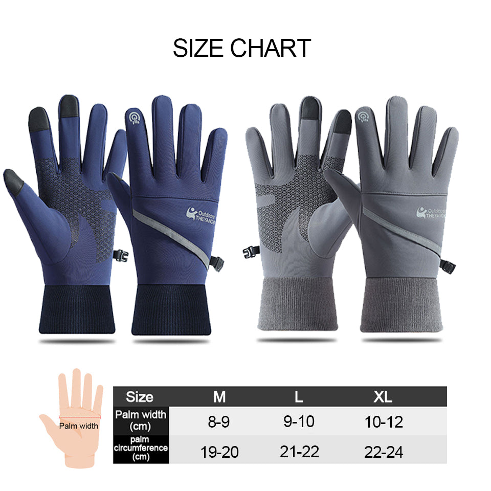 Premium Touchscreen-Warme Handschuhe: Outdoor, Radfahren, Motorrad, Sport, Fitness - Wasserdicht, Winddicht, Rutschfest - Winter