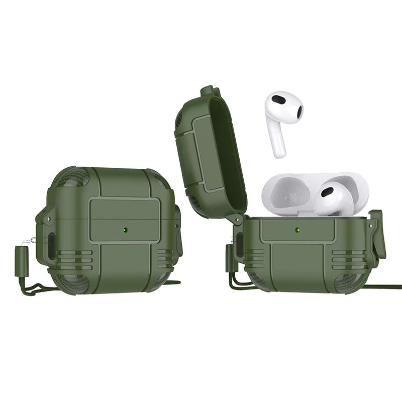 Premium Shockproof Protective Case for AirPods Pro 4/3/2/1 and Pro Series 2024/2022/2021/2019/2016 & AirPods 3: High-Quality Case for Apple Wireless Bluetooth Headphones | Durable Headphone Case
