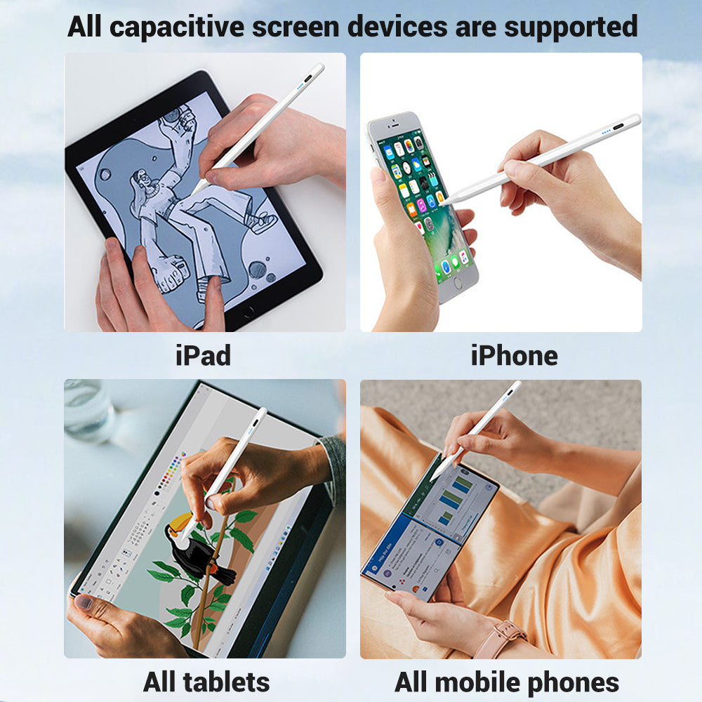 Premium AIeach A33 Stylus Touchscreens, Apple iPad Stift, Apfelstift, Android & iOS Tablet-Stift Power-Display\