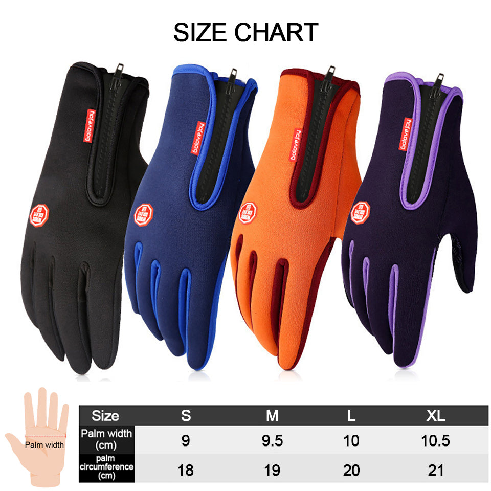 Premium Touchscreen-Warme Handschuhe: Outdoor, Radfahren, Motorrad, Sport, Fitness - Wasserdicht, Winddicht, Rutschfest - Winter