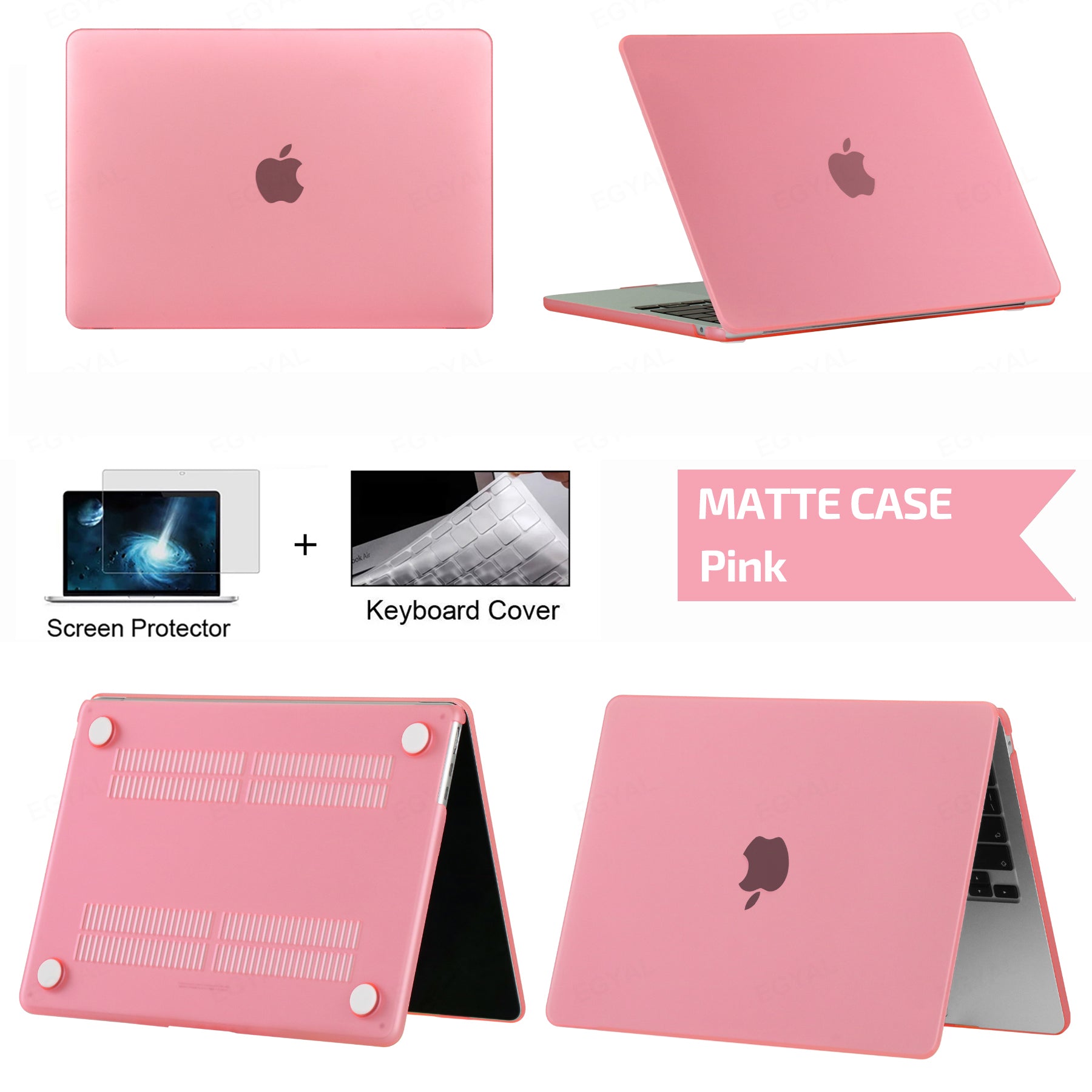 High-Quality Ultra-Thin Hardshell Case - Laptop Sleeve for MacBook Air/Pro/M3/M2/M1: 16,14,13-inch | 2024/2023/2022/2020 Series - Premium Cover
