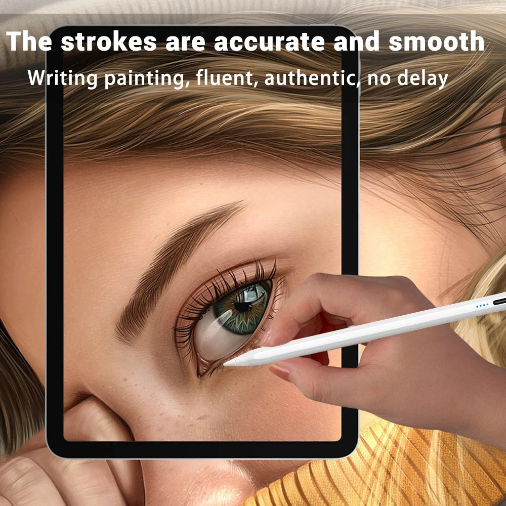 Premium Universal Stylus: Touch Pen for iPad Series: Tablet, Smartphones, Laptop & Phone, Compatible with Apple iPhone, MacBook, iPad, Xiaomi, Huawei, iOS, Android & Windows - Precise Input Pen