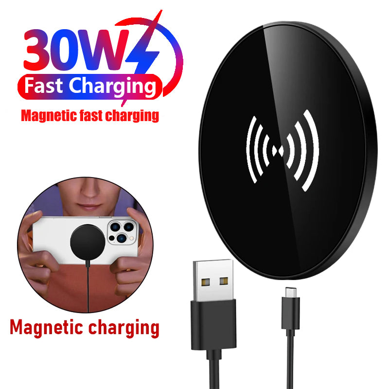 Hacrin 3 in 1 Wireless Charging station for  Apple Watch Series 7 Charger Dock Fast Charging Station for Smartphones, Apple iPhone, Samsung, iOS & Android
