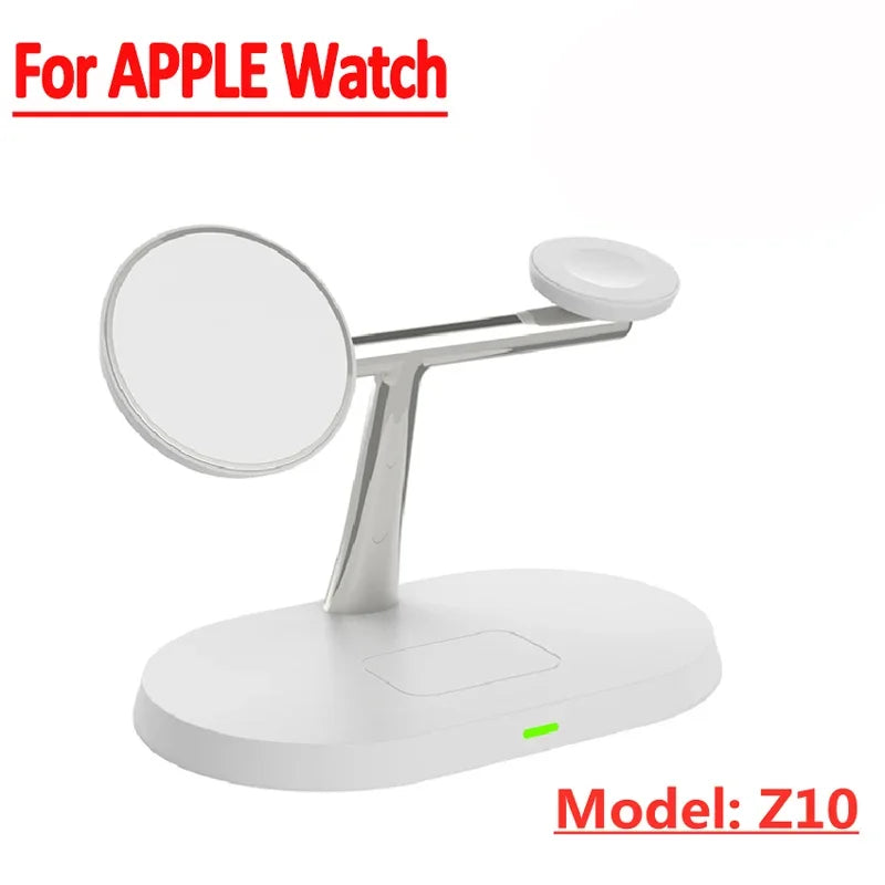 Hacrin 3 in 1 Wireless Charging station for  Apple Watch Series 7 Charger Dock Fast Charging Station for Smartphones, Apple iPhone, Samsung, iOS & Android