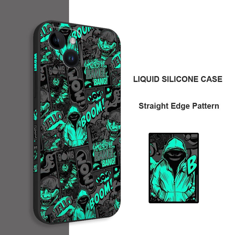 Premium Dark Side Design iPhone Case | MagSafe Case with Camera Lens Protector for Apple iPhone 16/15/14/13/12 Pro Max Plus Mini | Heavy Duty, Bumper Cover Phone Case | Premium Silicone Protective Cover