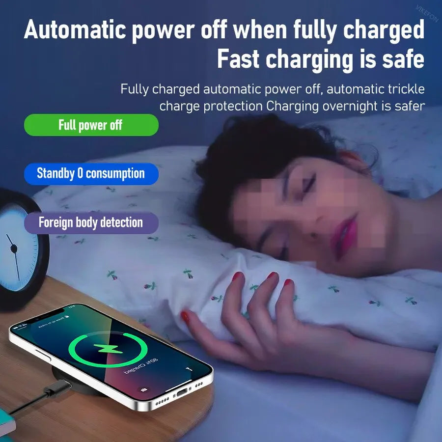 Hacrin 3 in 1 Wireless Charging station for  Apple Watch Series 7 Charger Dock Fast Charging Station for Smartphones, Apple iPhone, Samsung, iOS & Android
