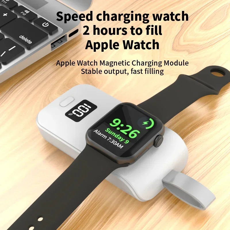 Hacrin 3 in 1 Wireless Charging station for  Apple Watch Series 7 Charger Dock Fast Charging Station for Smartphones, Apple iPhone, Samsung, iOS & Android