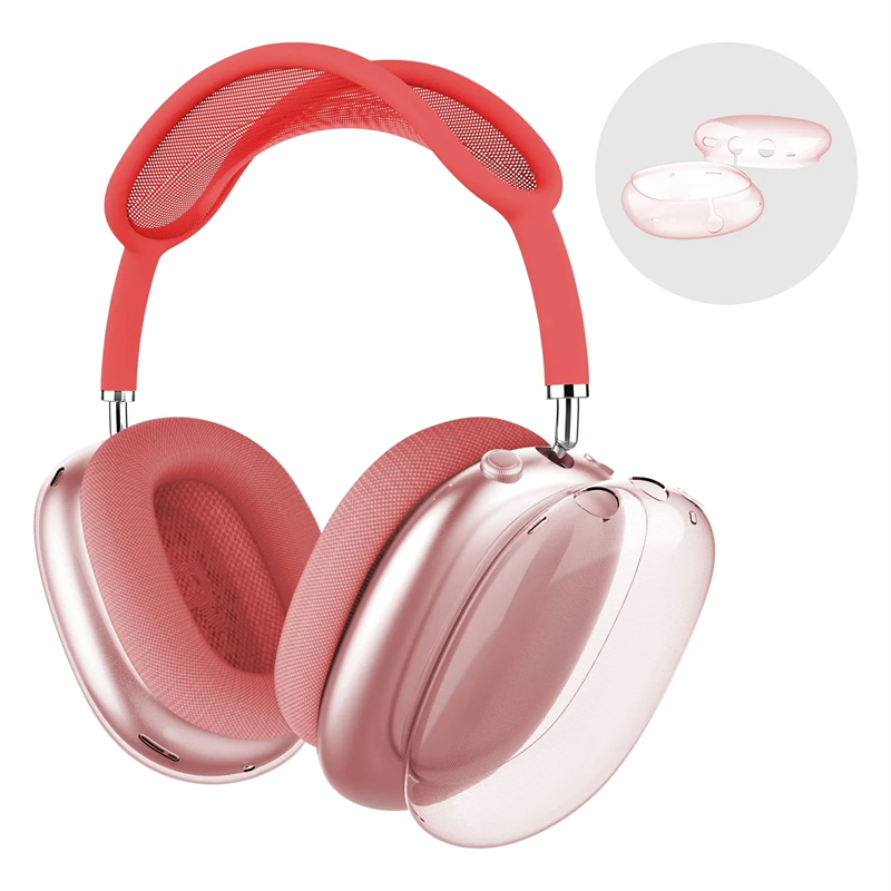 Premium TPU Protective Case for Apple AirPods Max Shockproof & Scratch-Resistant Transparent Headphone Case | Soft, Transparent Cover - Premium Protection for Wireless Headphones