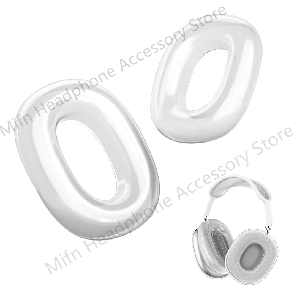 Premium TPU Protective Case for Apple AirPods Max Shockproof & Scratch-Resistant Transparent Headphone Case | Soft, Transparent Cover - Premium Protection for Wireless Headphones