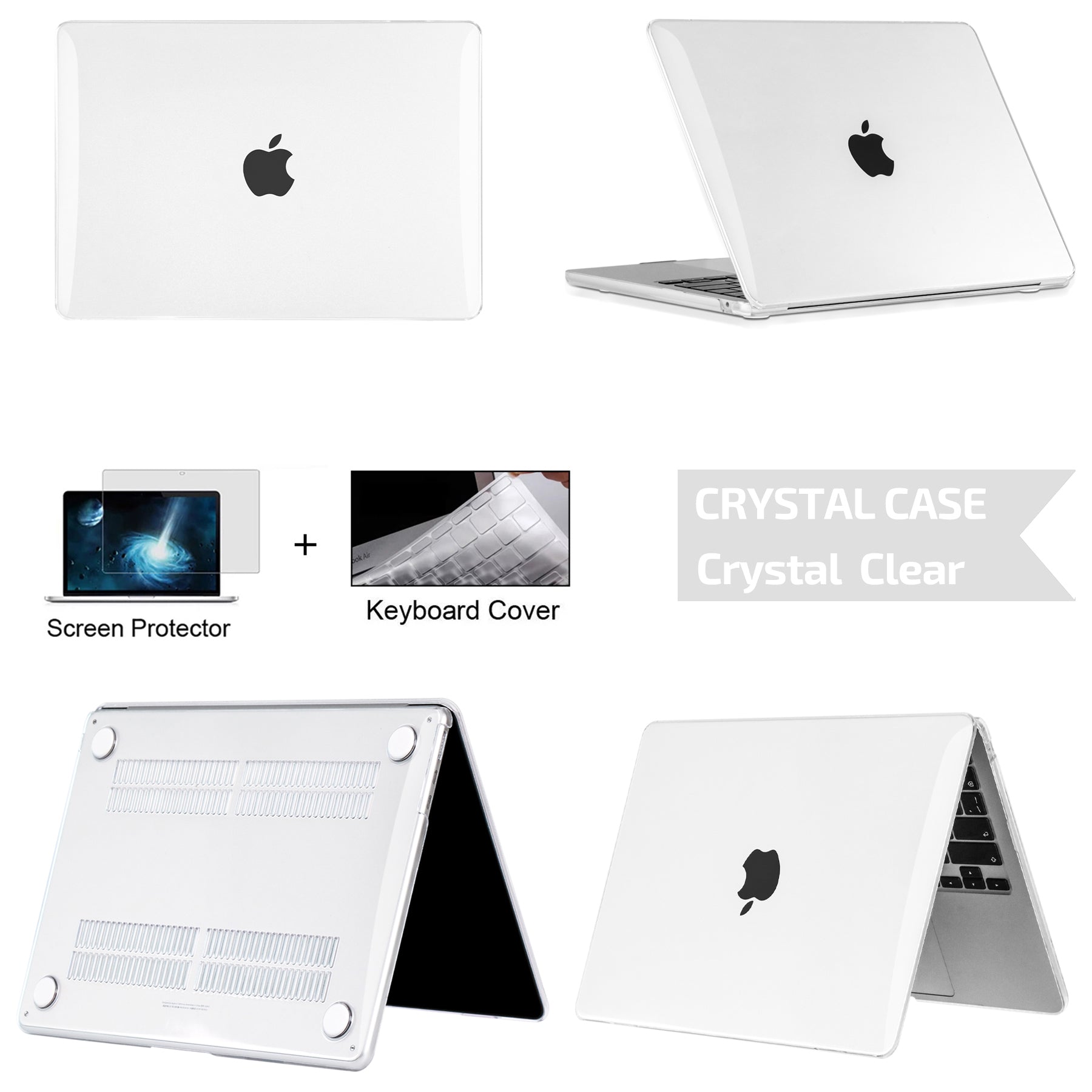 High-Quality Ultra-Thin Hardshell Case - Laptop Sleeve for MacBook Air/Pro/M3/M2/M1: 16,14,13-inch | 2024/2023/2022/2020 Series - Premium Cover