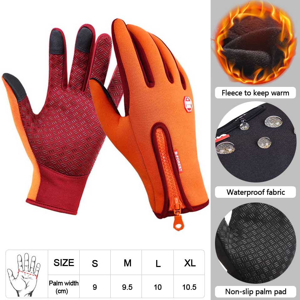 Premium Touchscreen-Warme Handschuhe: Outdoor, Radfahren, Motorrad, Sport, Fitness - Wasserdicht, Winddicht, Rutschfest - Winter