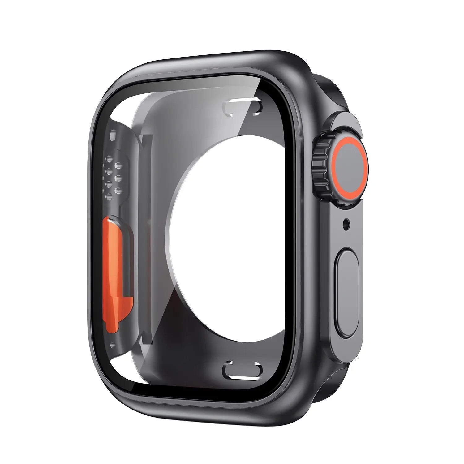 Premium Displayschutzfolie für Apple Watch 44mm 45mm 40mm 41mm - Hartes PC-Front | und Rückseitenstoßstangengehäuse für i