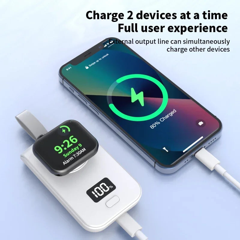 Hacrin 3 in 1 Wireless Charging station for  Apple Watch Series 7 Charger Dock Fast Charging Station for Smartphones, Apple iPhone, Samsung, iOS & Android