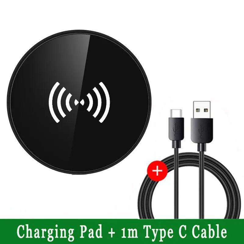 Hacrin 3 in 1 Wireless Charging station for  Apple Watch Series 7 Charger Dock Fast Charging Station for Smartphones, Apple iPhone, Samsung, iOS & Android