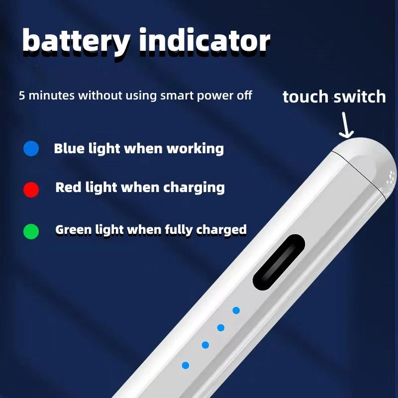 Premium Universal Stylus: Touch Pen for iPad Series: Tablet, Smartphones, Laptop & Phone, Compatible with Apple iPhone, MacBook, iPad, Xiaomi, Huawei, iOS, Android & Windows - Precise Input Pen