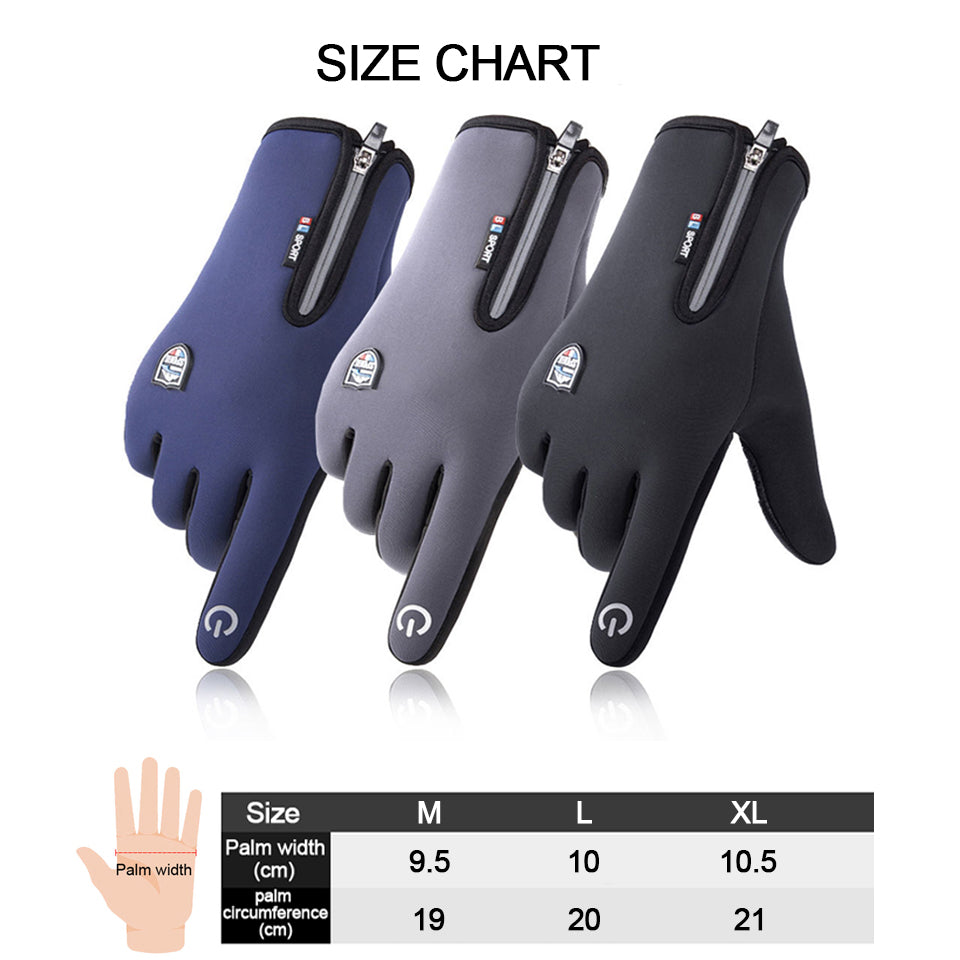 Premium Touchscreen-Warme Handschuhe: Outdoor, Radfahren, Motorrad, Sport, Fitness - Wasserdicht, Winddicht, Rutschfest - Winter