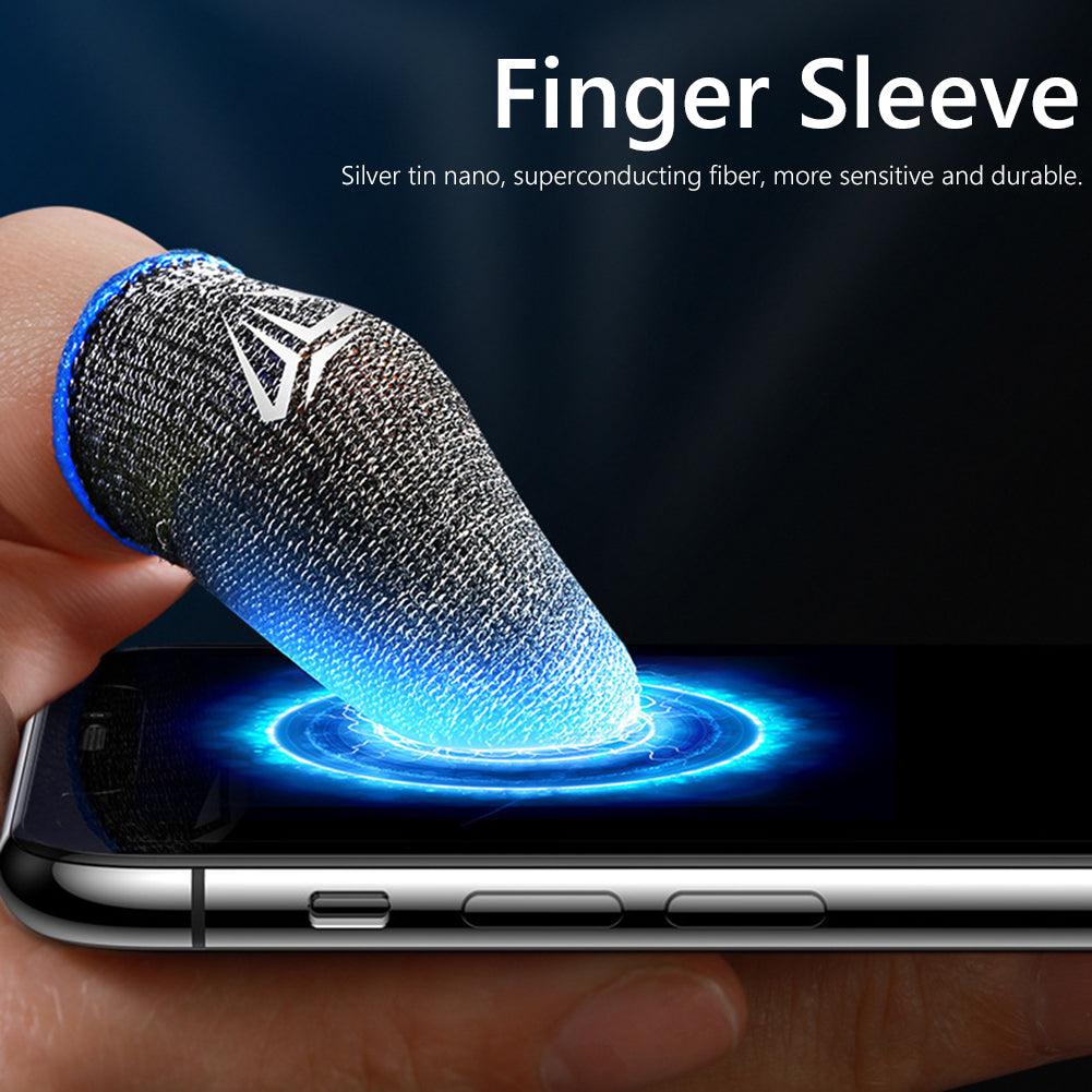 Premium 10 Stück Handy-Spiel Fingertip-Handschuhe für PUBG Gamer - Schweißfest, Rutschfest, Touchscreen Fingerhülsen 