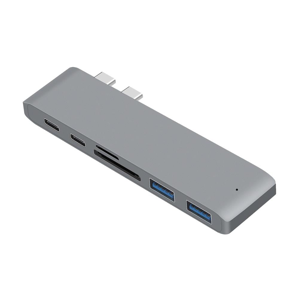 Premium USB-C Hub with HDMI 4K Adapter & Thunderbolt 3: USB 3.1 Type-C to 3.0 Hub - Enhanced Connectivity for Macbook Air/Pro/M3/M2/M1: 16,14,13-inch | 2024/2023/2022/2020 Series  Chips