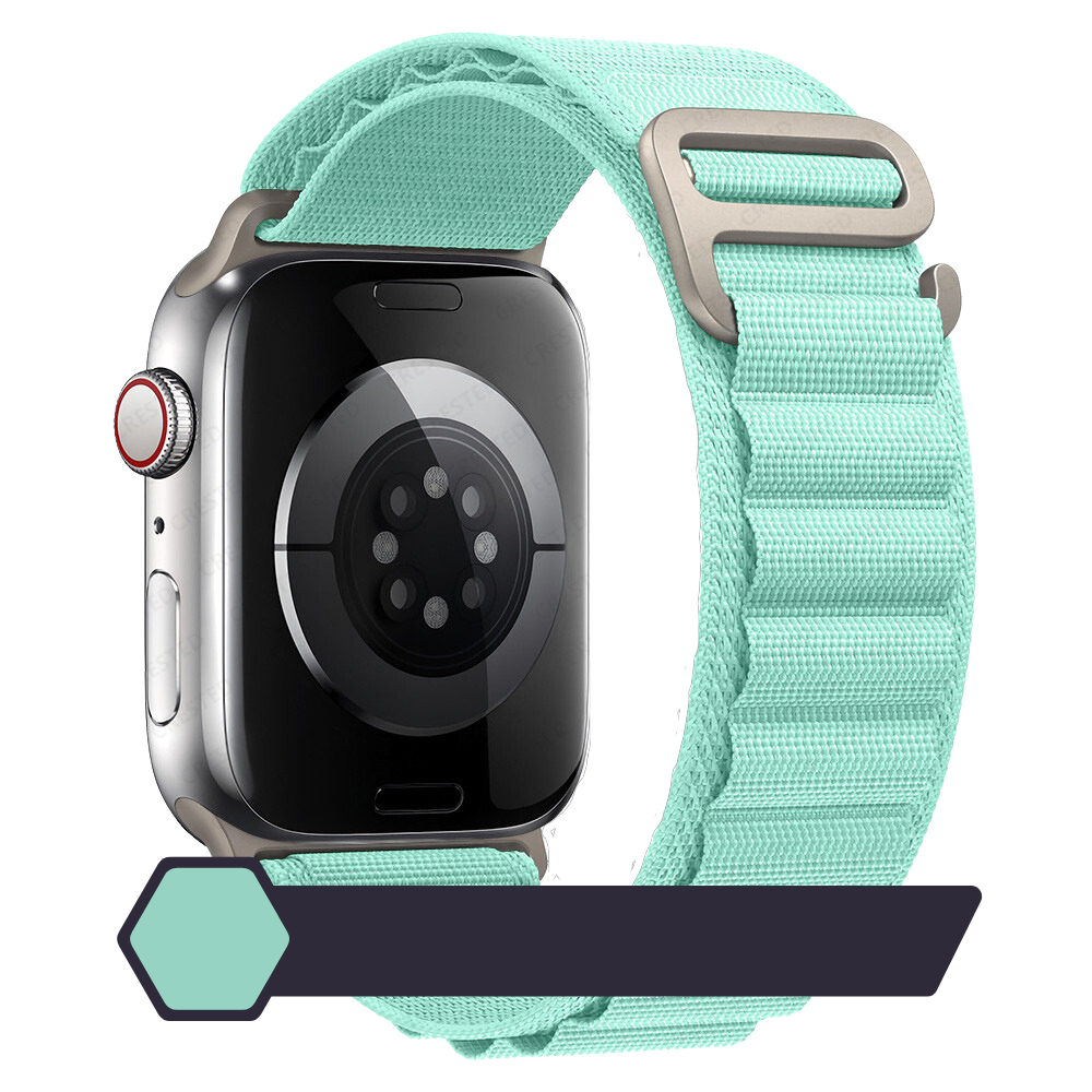 Armband für Apple Watch Serie 10/9/8/7/6/5/4/3/2/1 & Ultra 2/1, SE: 2024, 2023, 2022, 2021, 2020, 2019,  | Alpin Loop Premium