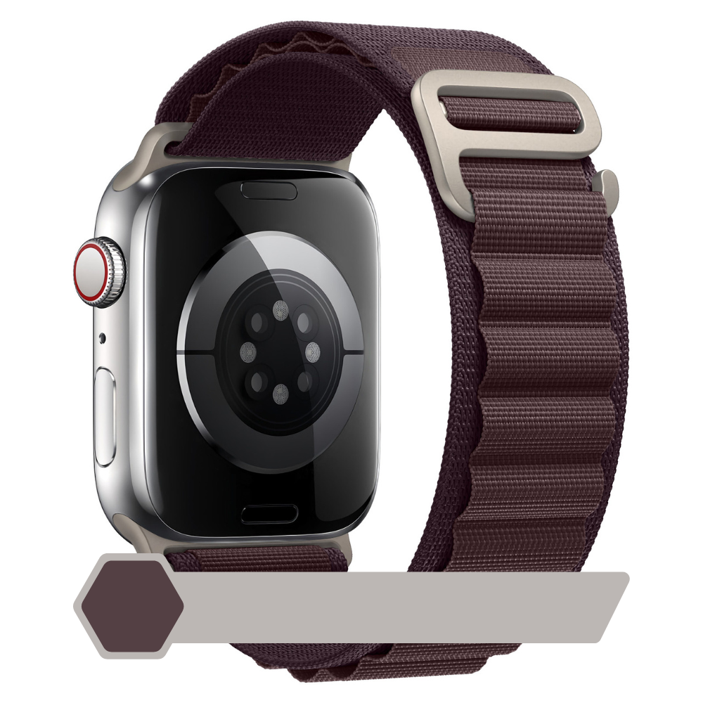 Armband für Apple Watch Serie 10/9/8/7/6/5/4/3/2/1 & Ultra 2/1, SE: 2024, 2023, 2022, 2021, 2020, 2019,  | Alpin Loop Premium