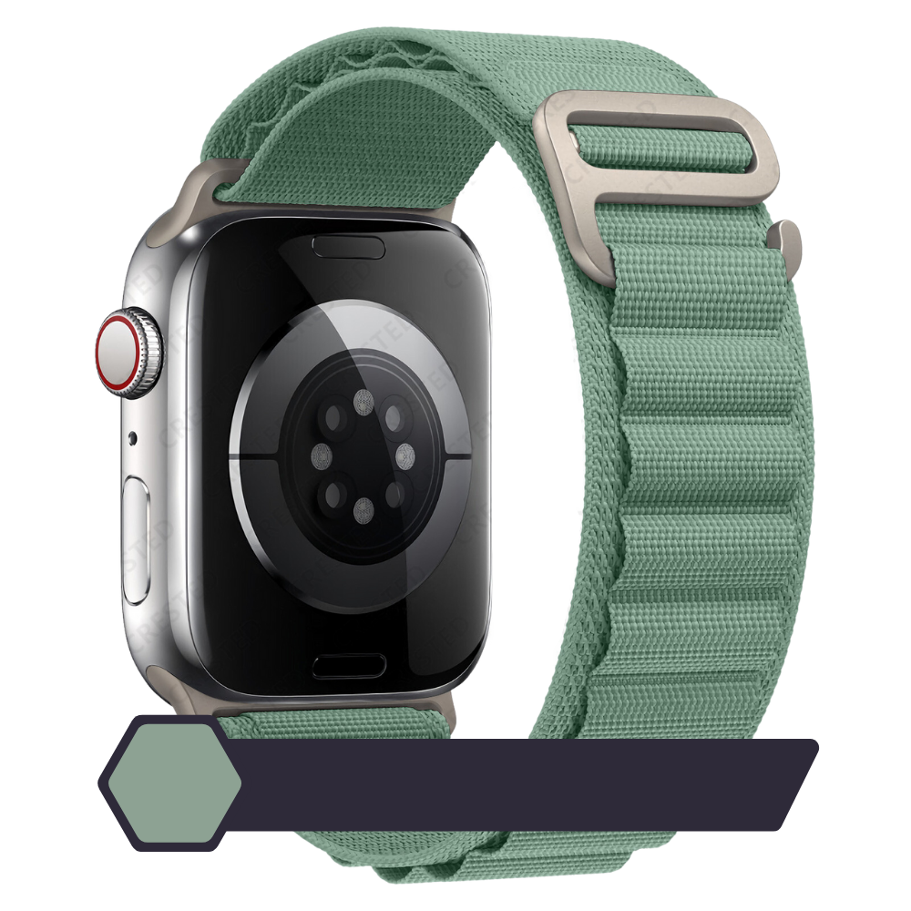 Armband für Apple Watch Serie 10/9/8/7/6/5/4/3/2/1 & Ultra 2/1, SE: 2024, 2023, 2022, 2021, 2020, 2019,  | Alpin Loop Premium