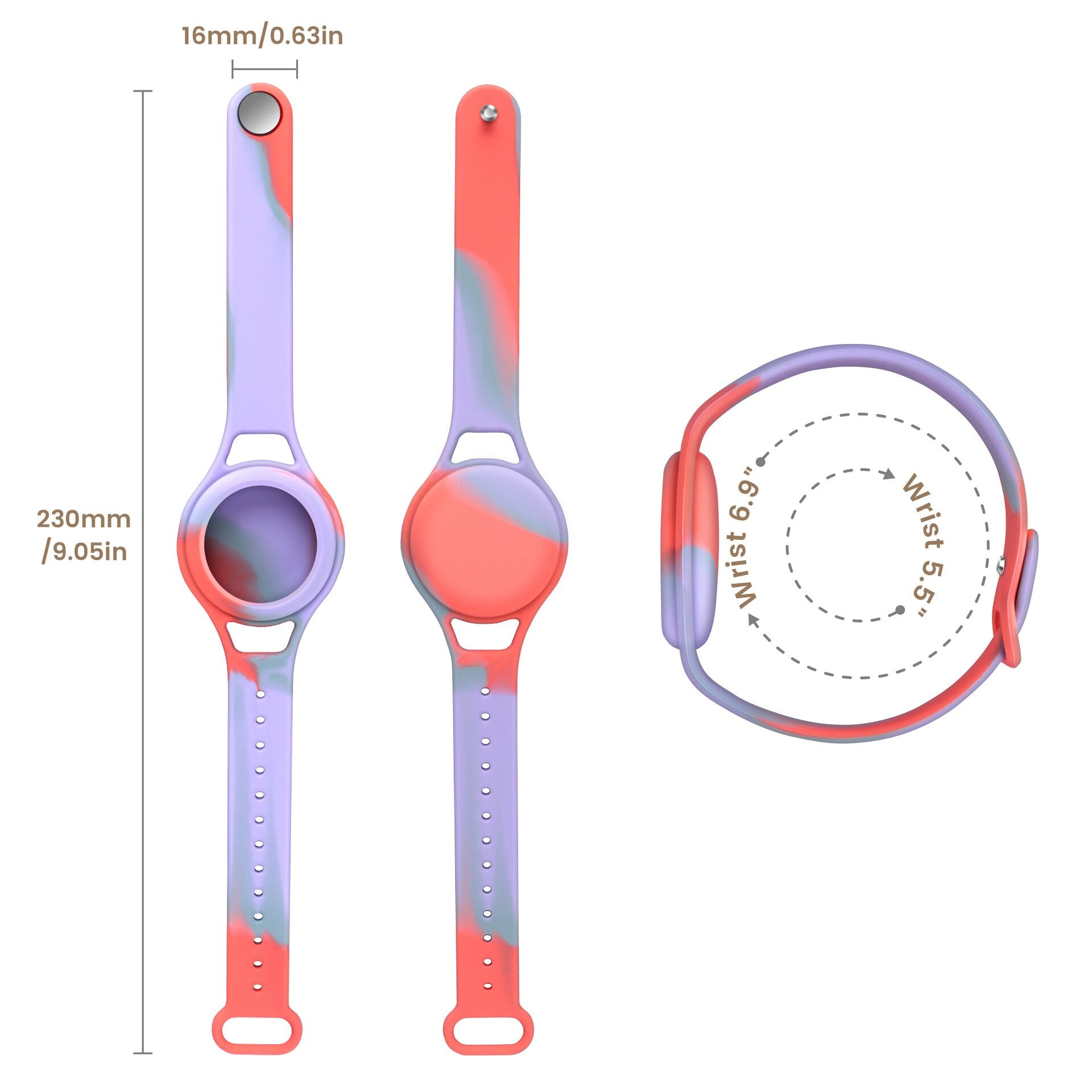 Kinder-Armband aus Silikon für Apple AirTags Premium™ - 14:1202#Red - 0 - Phone Heaven Zone