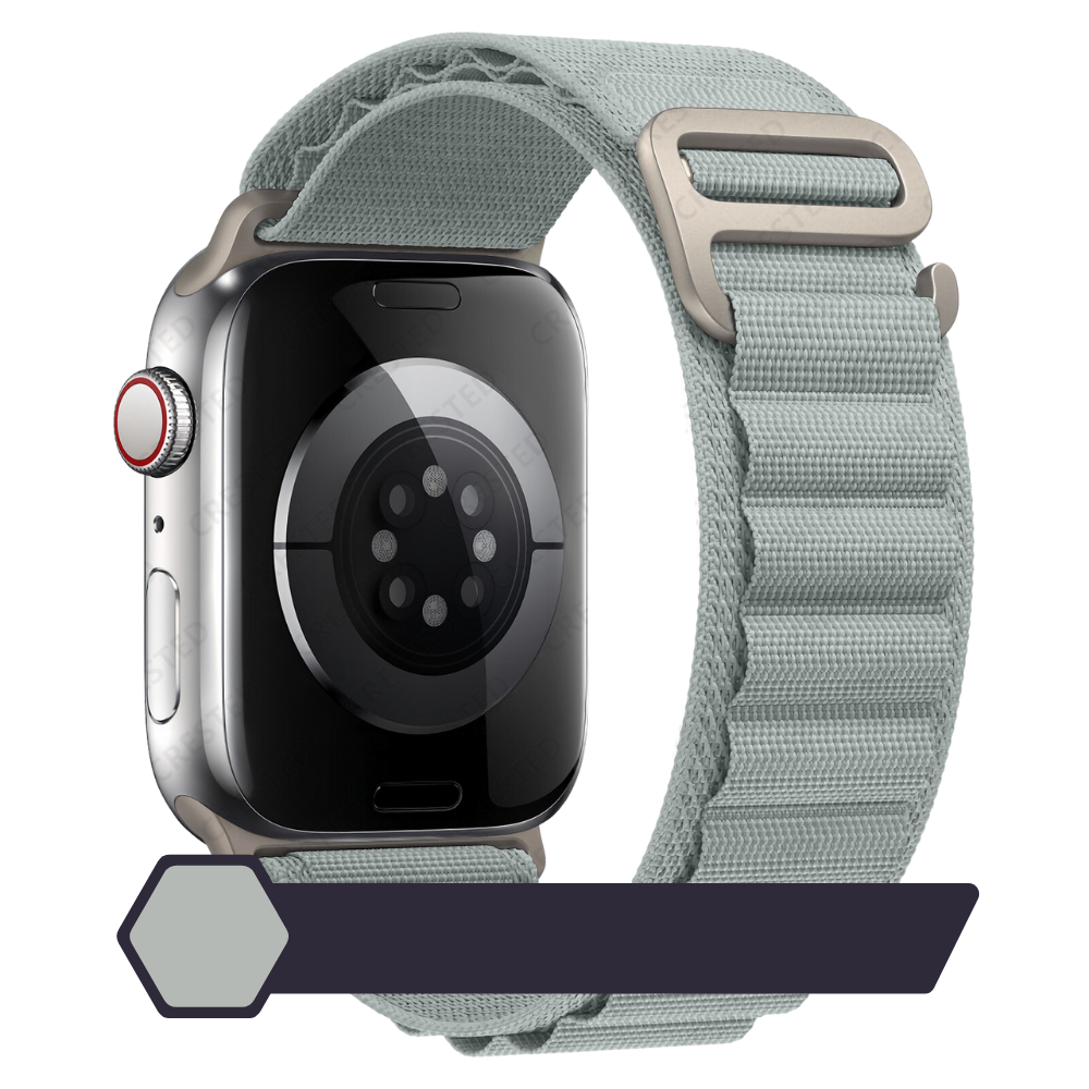 Armband für Apple Watch Serie 10/9/8/7/6/5/4/3/2/1 & Ultra 2/1, SE: 2024, 2023, 2022, 2021, 2020, 2019,  | Alpin Loop Premium