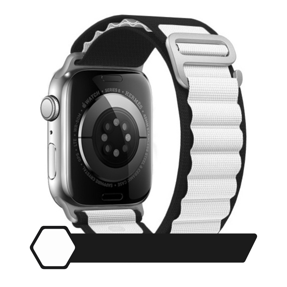 Armband für Apple Watch Serie 10/9/8/7/6/5/4/3/2/1 & Ultra 2/1, SE: 2024, 2023, 2022, 2021, 2020, 2019,  | Alpin Loop Premium